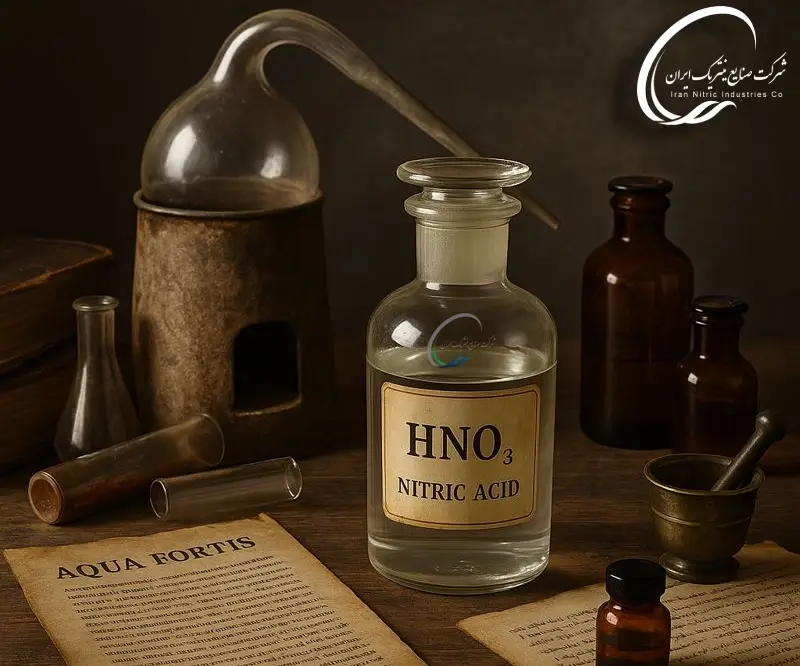 تاریخچه و کشف اسید نیتریک