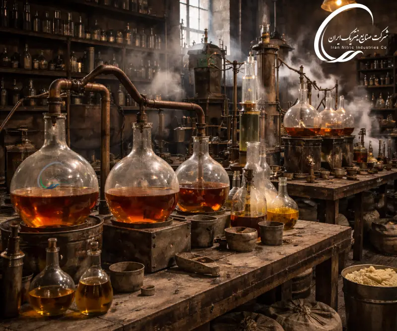 تحولات اسید نیتریک در انقلاب صنعتی