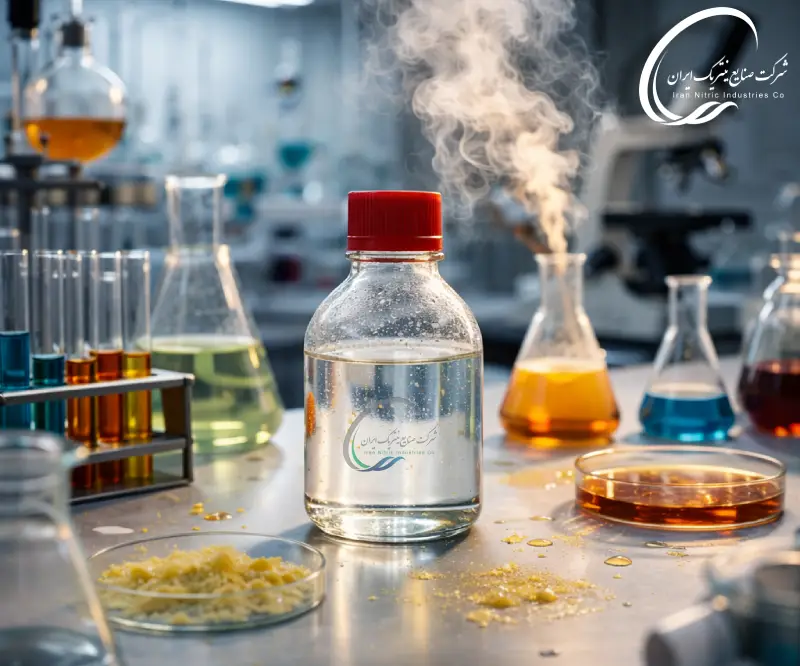 کشف ویژگیهای شیمیایی خاص اسید نیتریک